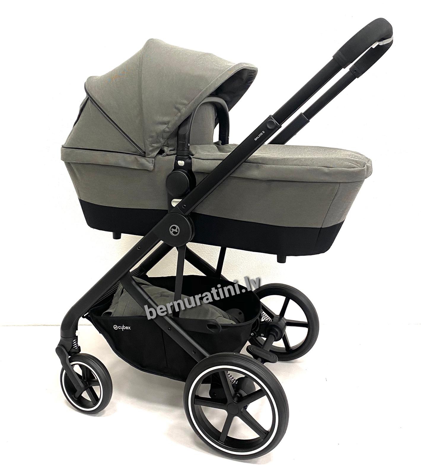 Cybex Balios S 2in1 soho grey bērnu rati