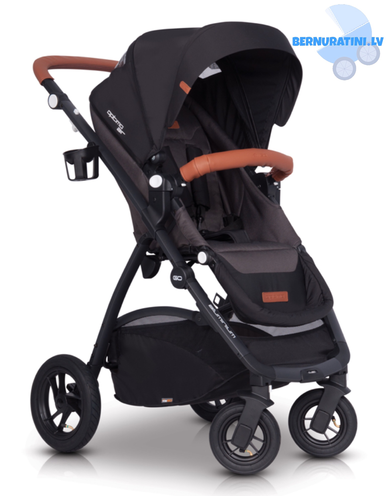 EasyGo Optimo Air Anthracite Pastaigu rati