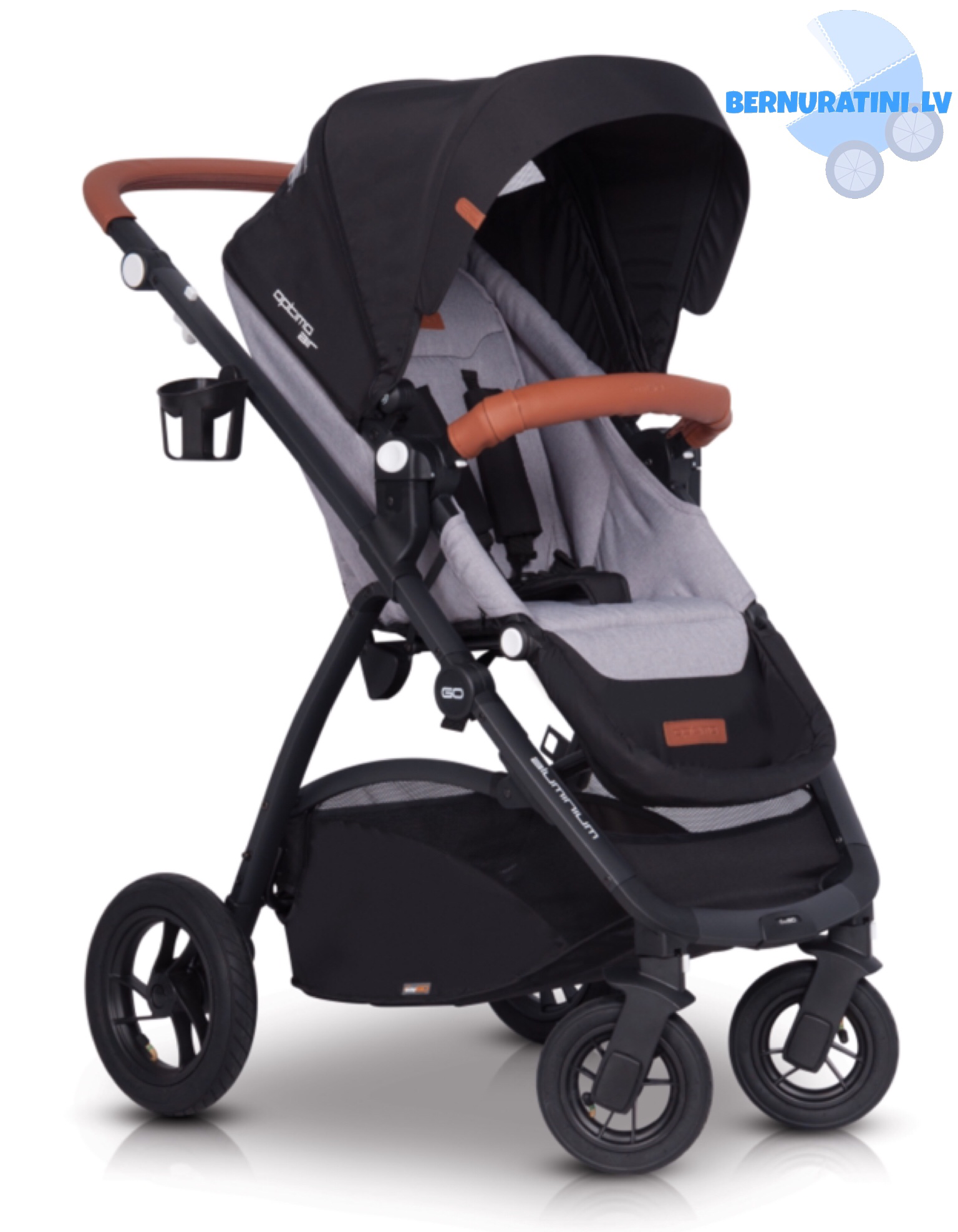 EasyGo Optimo Air Grey Fox Pastaigu rati