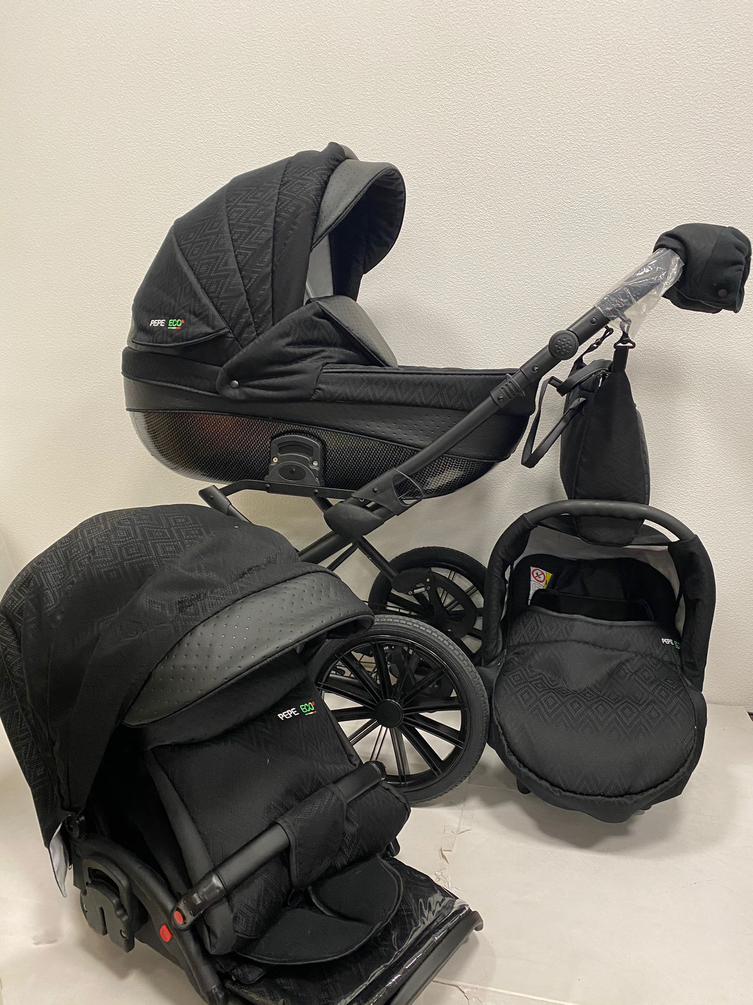 Verdi Pepe Eco plus Classic 3in1 bērnu klasiskie rati
