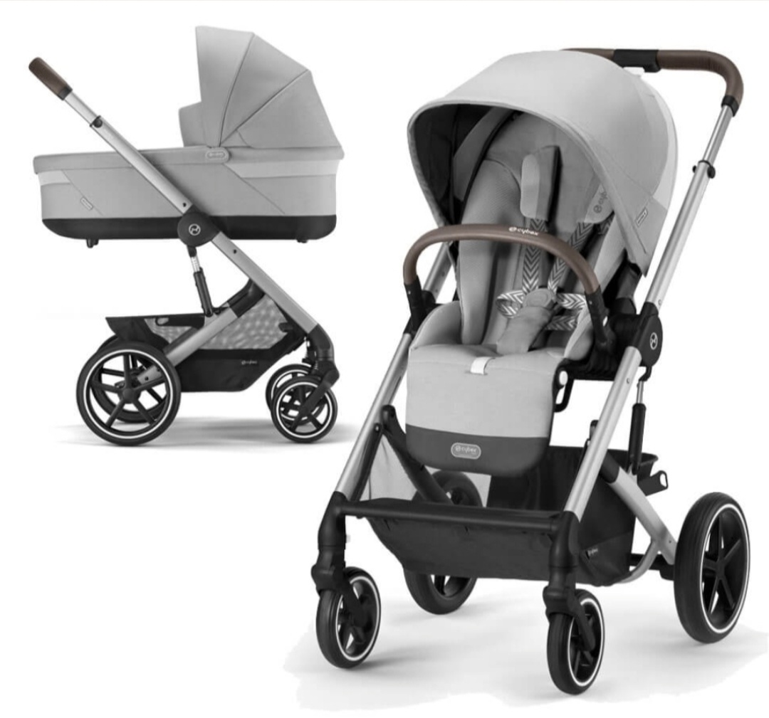 Cybex Balios S Lux 2in1 Lava grey bērnu rati